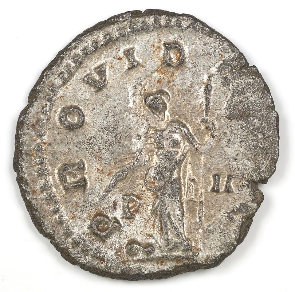 Gallienus, silver antoninianus, collection photograph IATH-1991.17.146, reverse