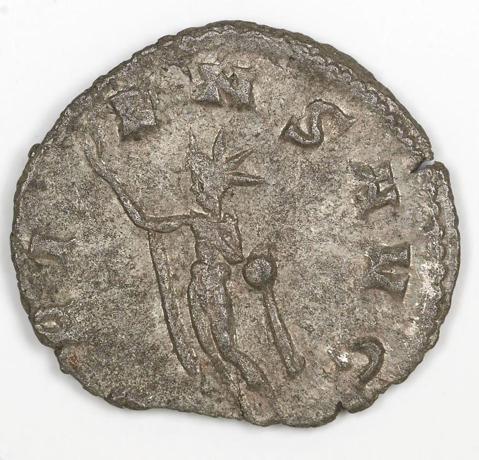 Gallienus, silver antoninianus, collection photograph IATH-1991.17.77, reverse