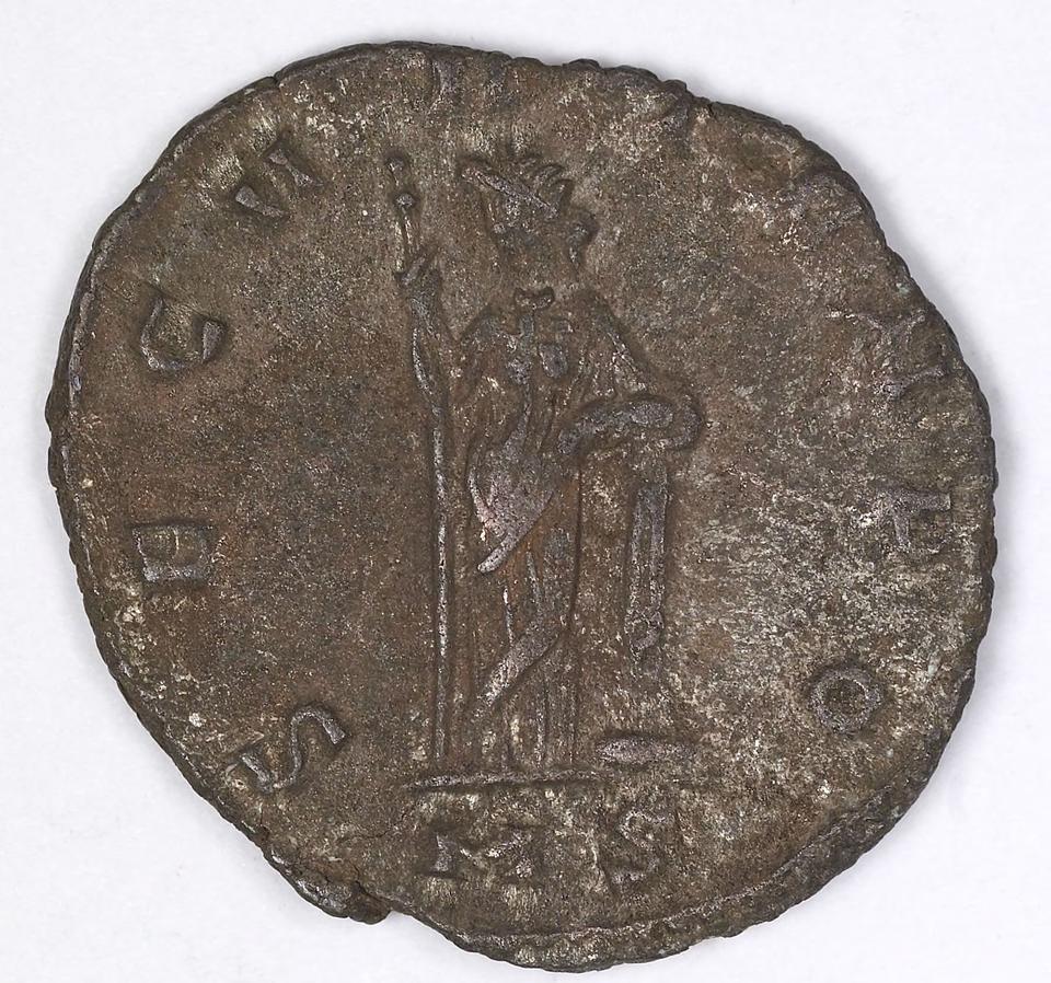 Gallienus, silver antoninianus, collection photograph IATH-1991.17.112, reverse