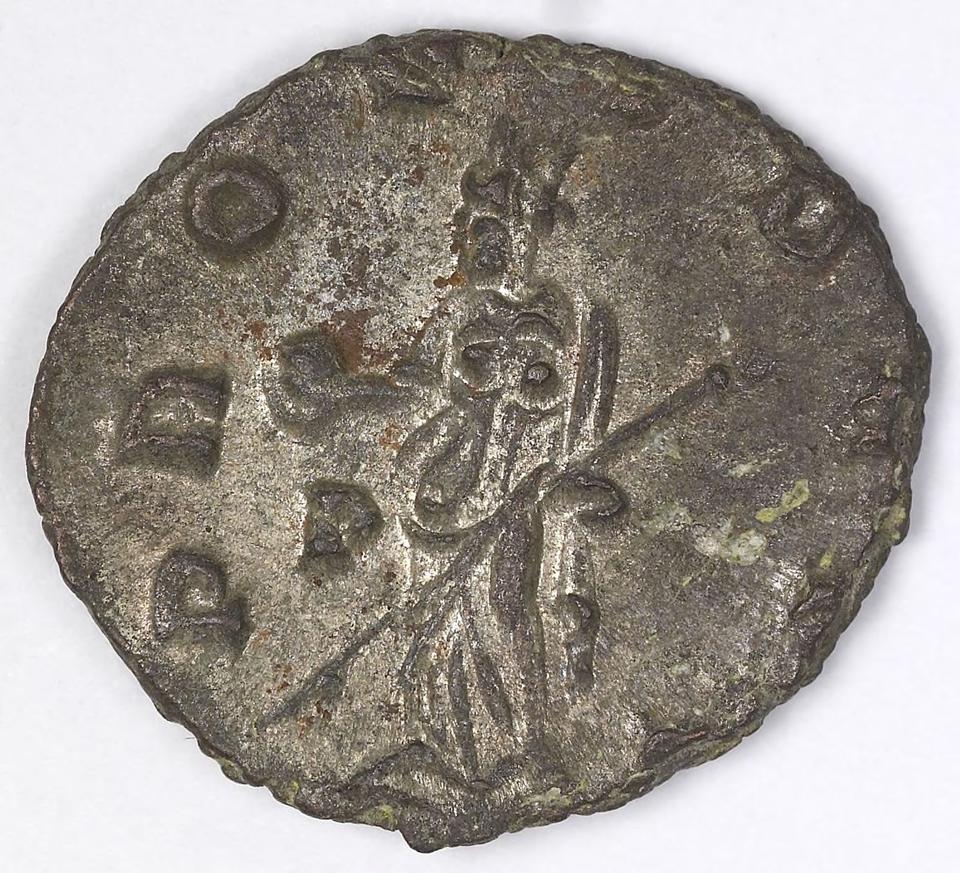 Gallienus, silver antoninianus, collection photograph IATH-1991.17.89, reverse