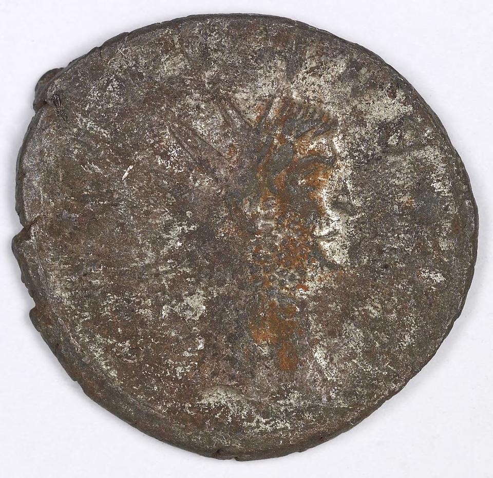 Gallienus, silver antoninianus, collection photograph IATH-1991.17.87, obverse