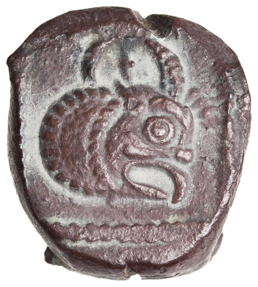 Samaria (Achaemenid province), silver m'h, collection photograph ANS-2010.77.204, obverse