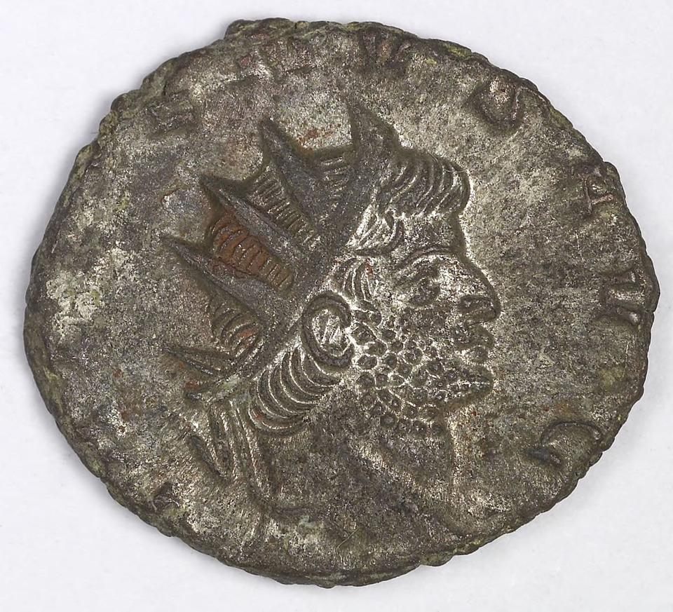Gallienus, silver antoninianus, collection photograph IATH-1991.17.89, obverse