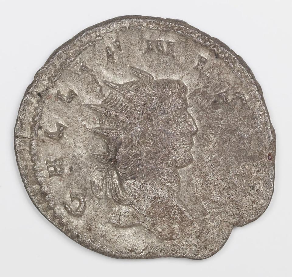 Gallienus, silver antoninianus, collection photograph IATH-1991.17.300, obverse