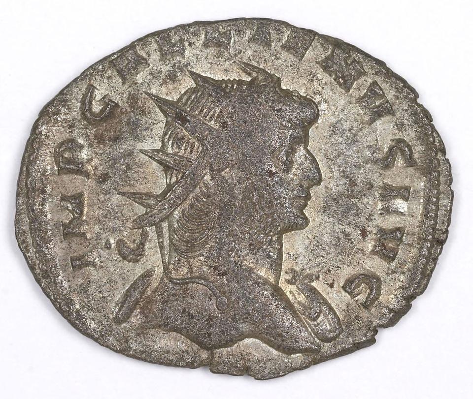 Gallienus, silver antoninianus, collection photograph IATH-1991.17.125, obverse