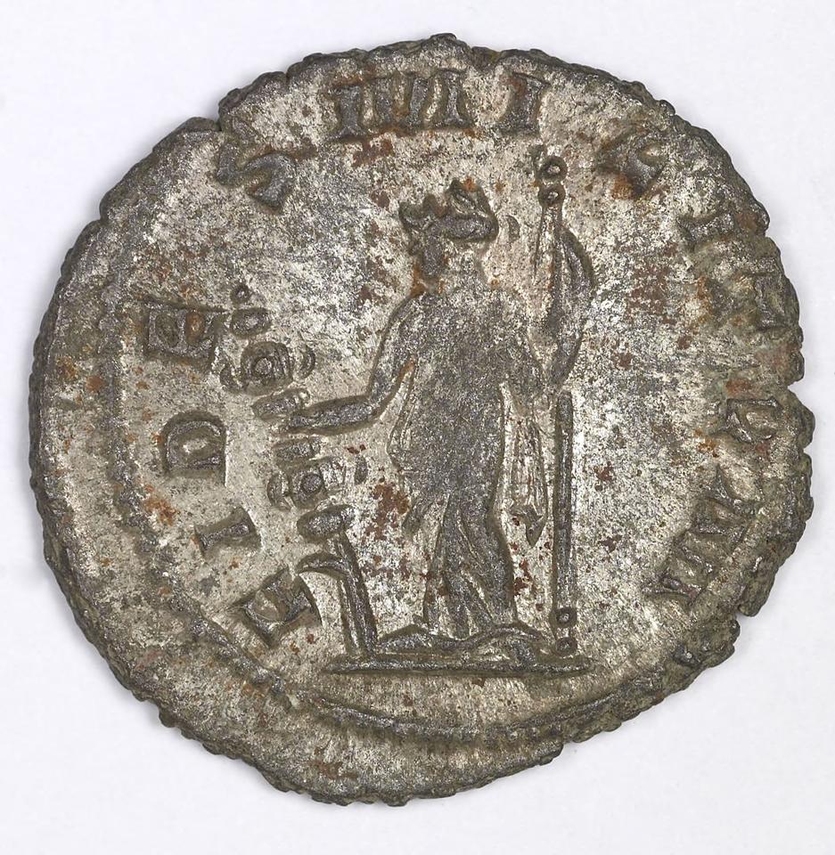 Gallienus, silver antoninianus, collection photograph IATH-1991.17.92, reverse