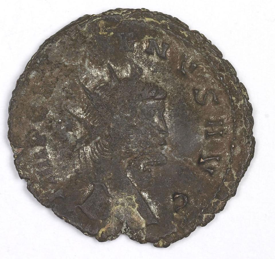 Gallienus, silver antoninianus, collection photograph IATH-1991.17.121, obverse
