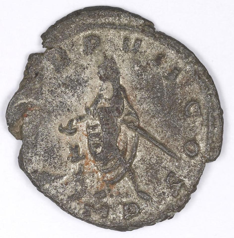 Gallienus, silver antoninianus, collection photograph IATH-1991.17.122, reverse