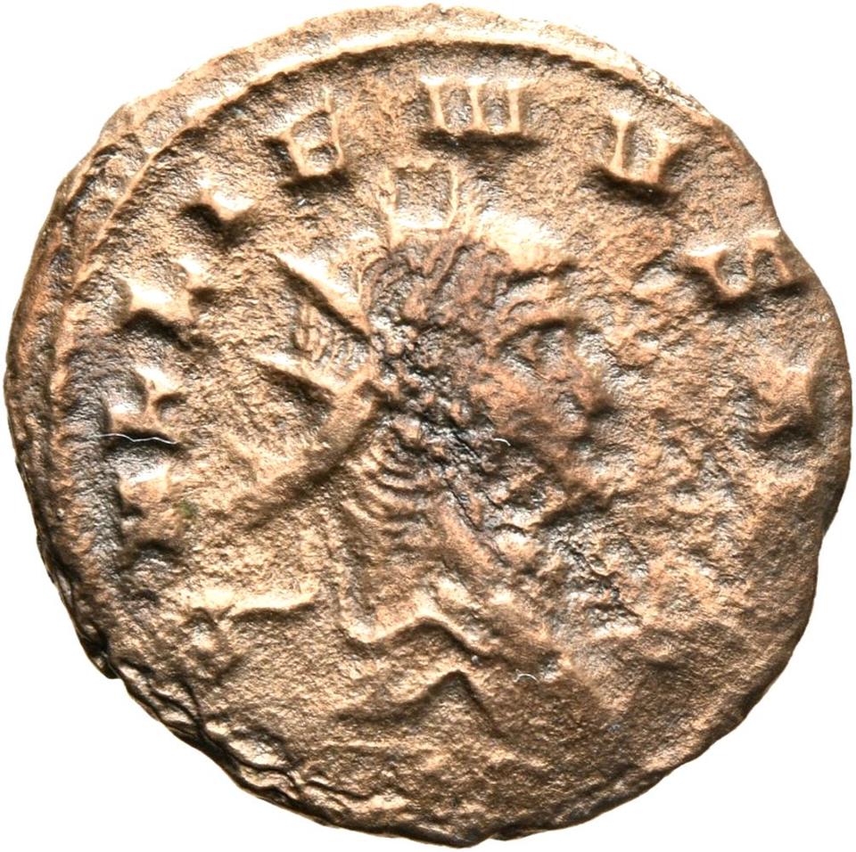 Gallienus, silver antoninianus, collection photograph Mainz-ID32, obverse