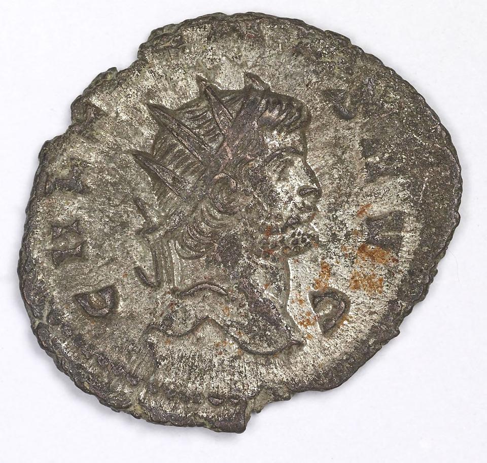 Gallienus, silver antoninianus, collection photograph IATH-1991.17.99, obverse