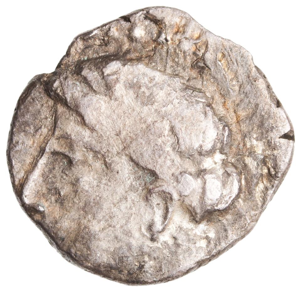 Samaria (Achaemenid province), silver m'h, collection photograph ANS-2010.77.112, obverse