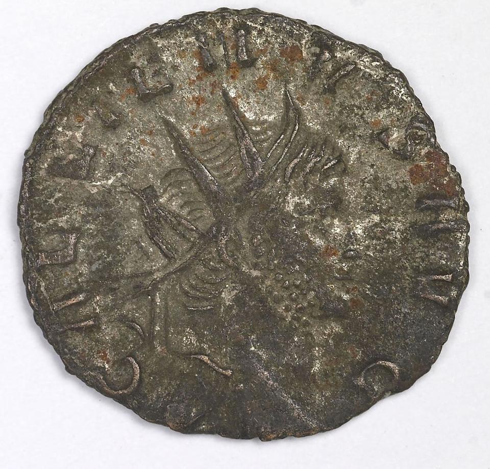 Gallienus, silver antoninianus, collection photograph IATH-1991.17.109, obverse