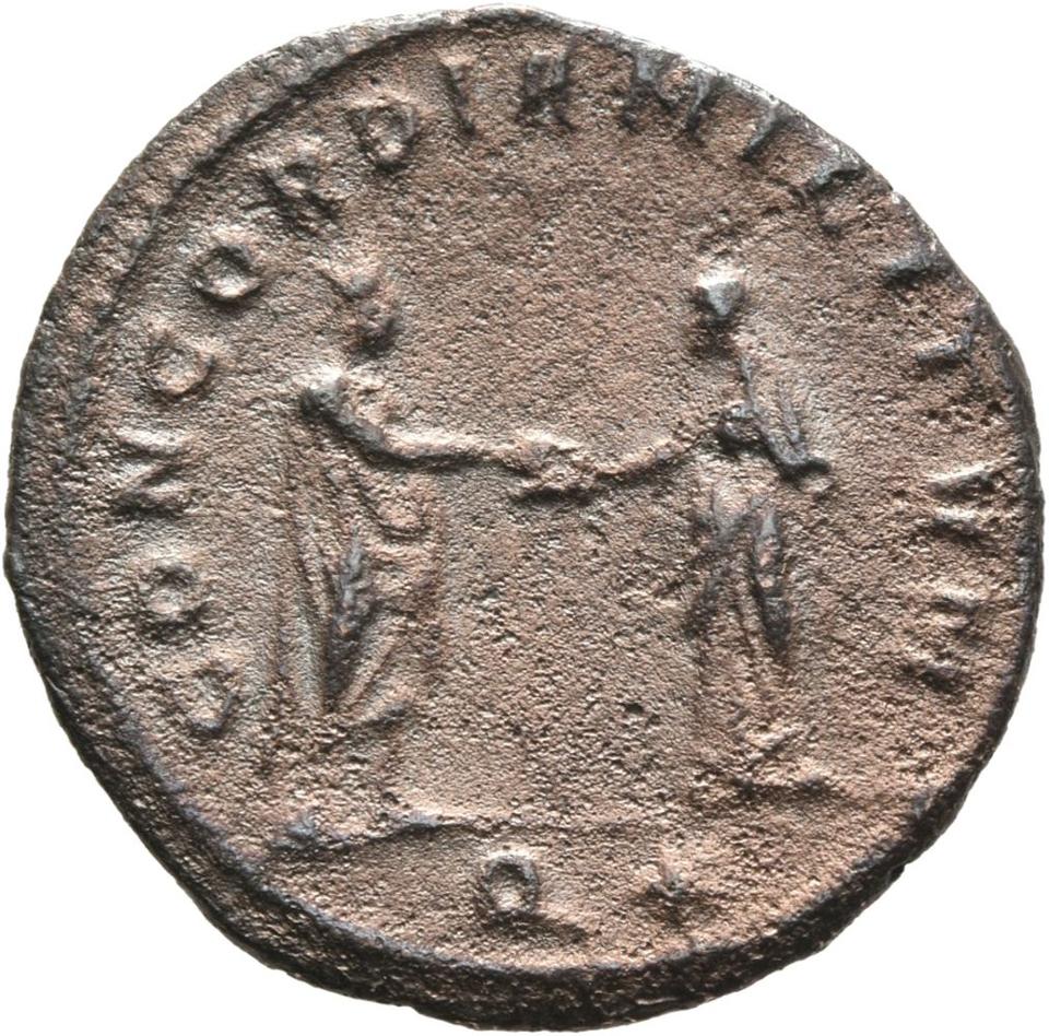 Aurelian, silver antoninianus, collection photograph Mainz-ID135, reverse