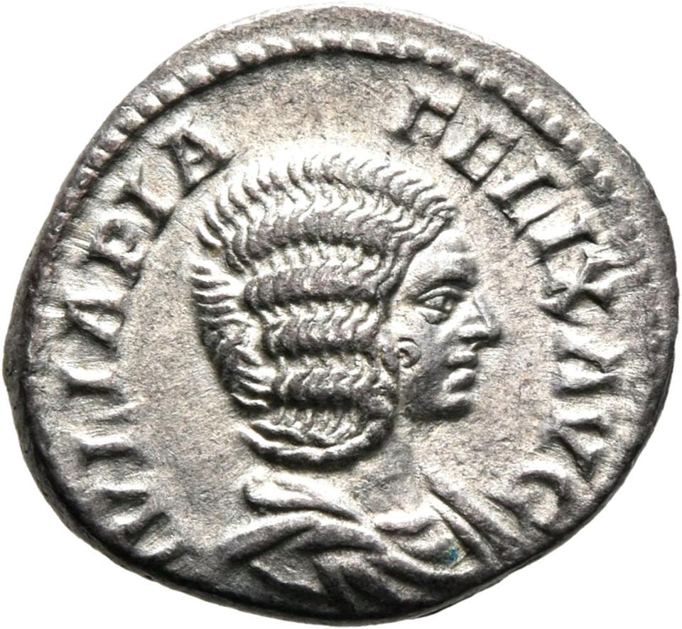 Caracalla, Silver denarius, collection photograph Mainz-ID489, obverse