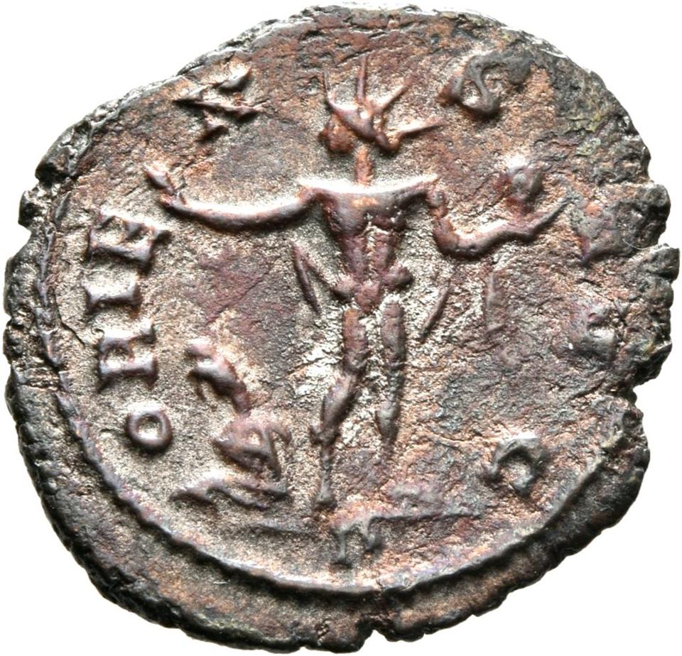Aurelian, silver antoninianus, collection photograph Mainz-ID86, reverse