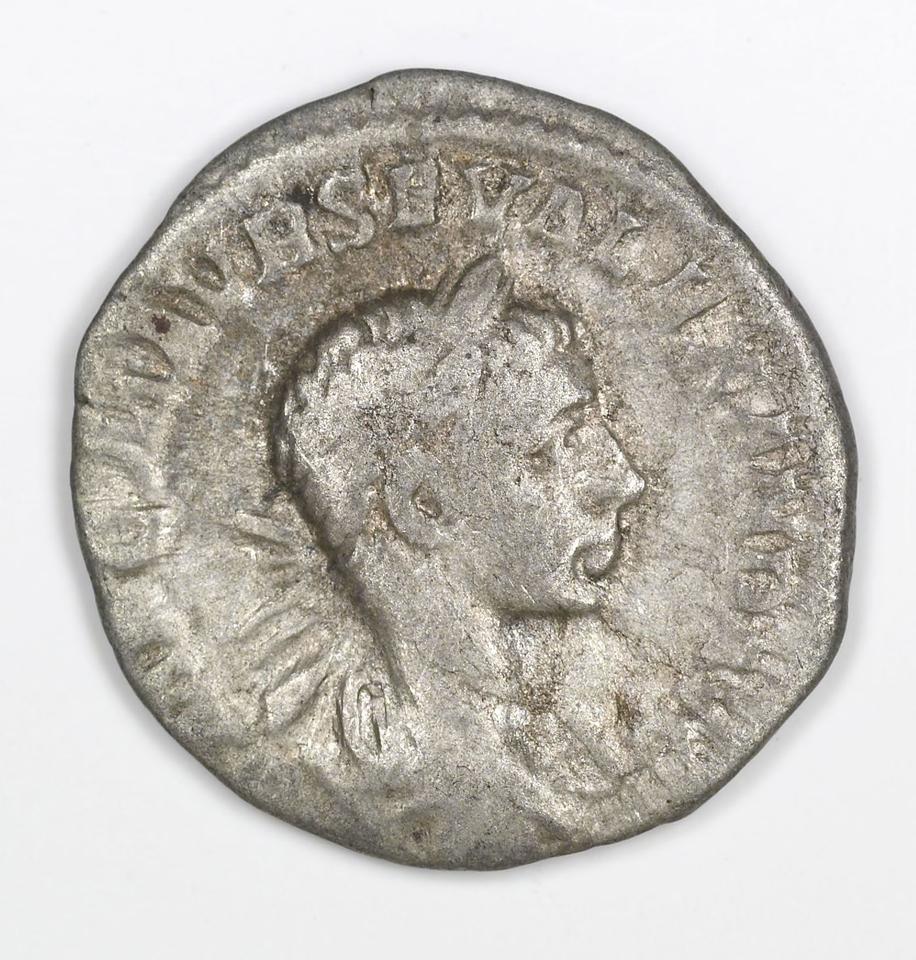 Severus Alexander, Silver denarius, collection photograph IATH-1991.17.4, obverse