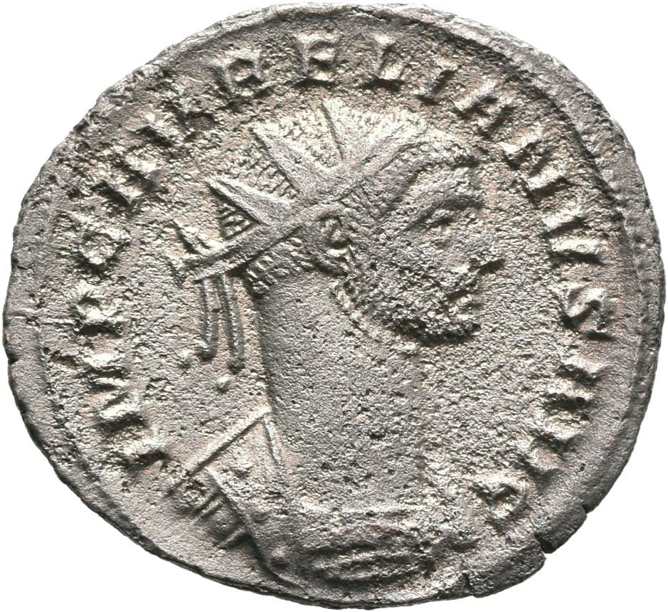 Aurelian, silver antoninianus, collection photograph Mainz-ID163, obverse
