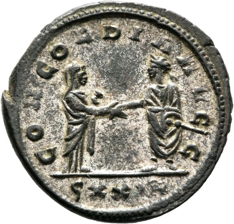 Aurelian, silver antoninianus, collection photograph Mainz-ID842, reverse