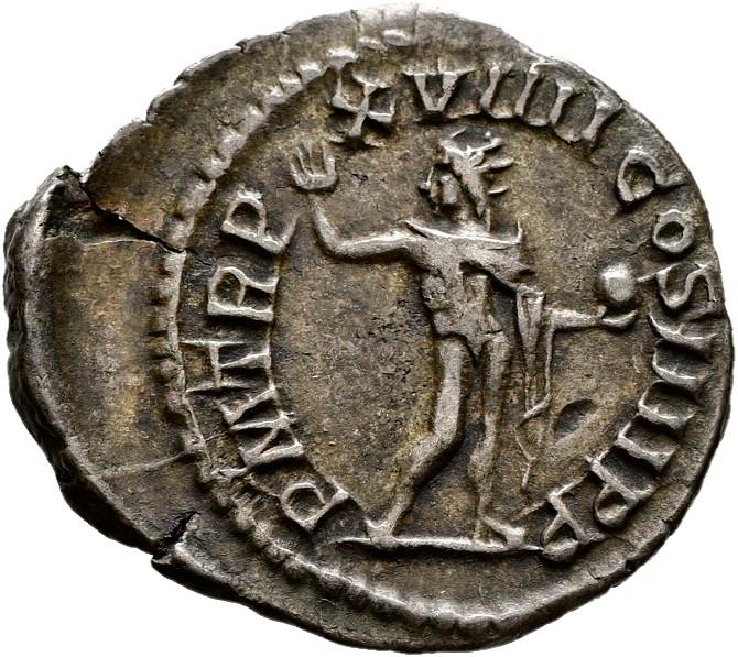 Caracalla, Silver denarius, collection photograph Hamburg-ID903, reverse