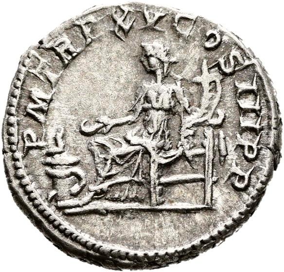 Caracalla, Silver denarius, collection photograph Hamburg-ID893, reverse