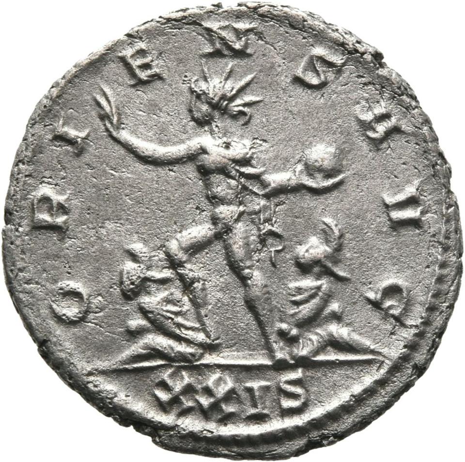 Aurelian, silver antoninianus, collection photograph Mainz-ID134, reverse
