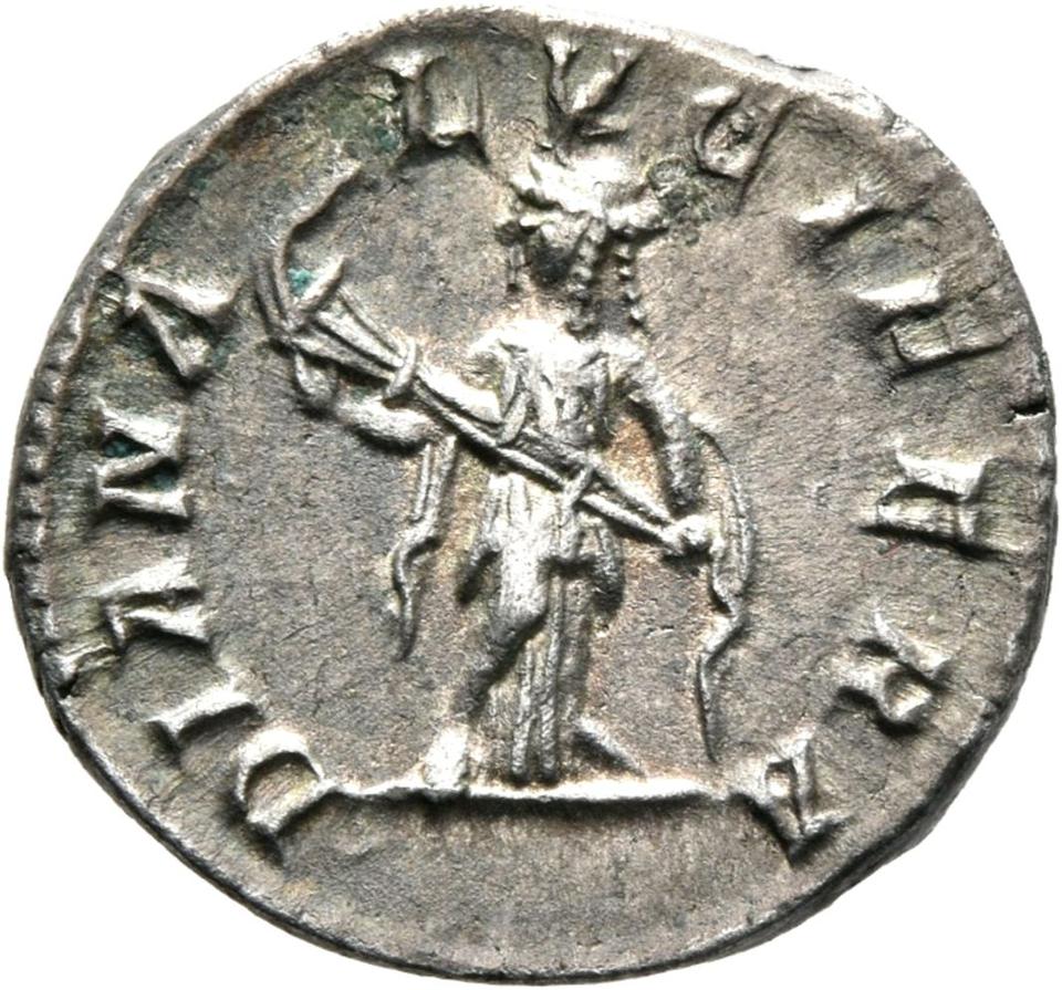 Caracalla, Silver denarius, collection photograph Mainz-ID491, reverse