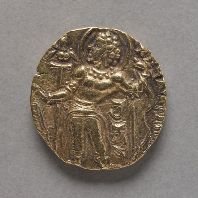 Chandragupta II Gold Dinar (Archer Type), obverse
