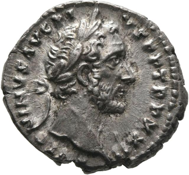 Antoninus Pius Denarius, RIC III Antoninus Pius 286A (denarius), obverse
