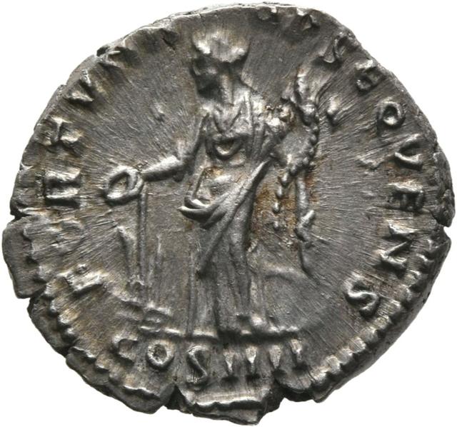 Antoninus Pius Denarius, RIC III Antoninus Pius 286A (denarius), reverse