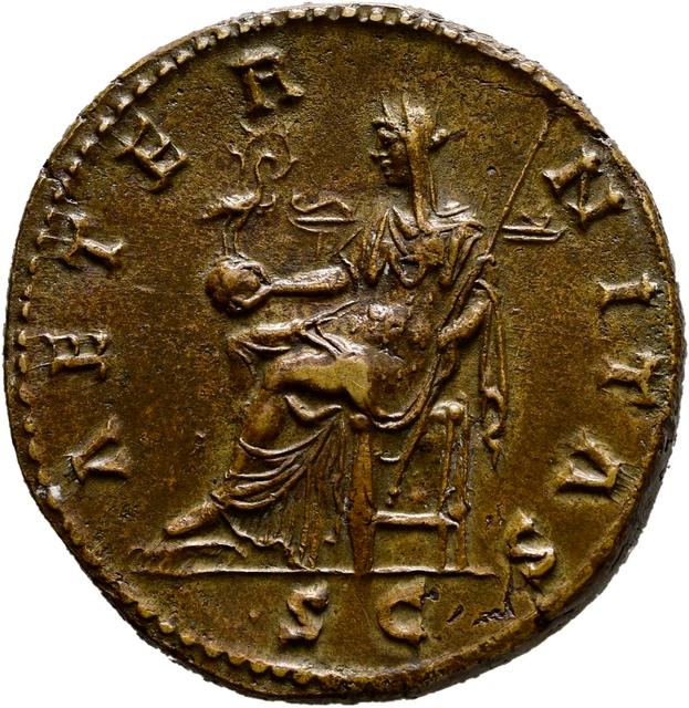 Diva Faustina Sestertius, RIC III Antoninus Pius 1103Aa, reverse