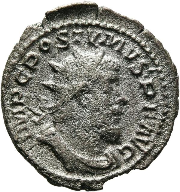 Postumus Silver Antoninianus RIC V Postumus 73, obverse