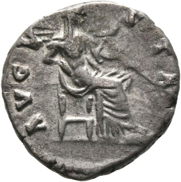 Faustina the Elder Silver Denarius RIC III Antoninus Pius 363, reverse
