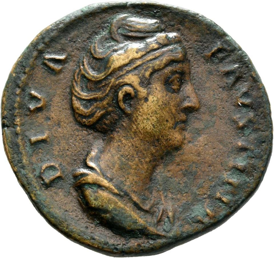 Antoninus Pius, copper-alloy sestertius, collection photograph Mainz-ID340, obverse
