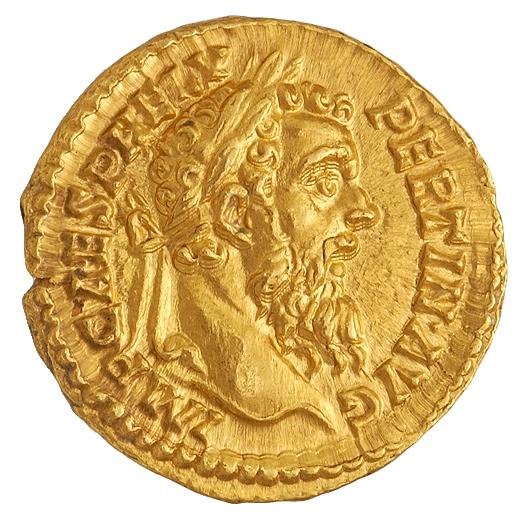 Pertinax Gold Aureus, obverse