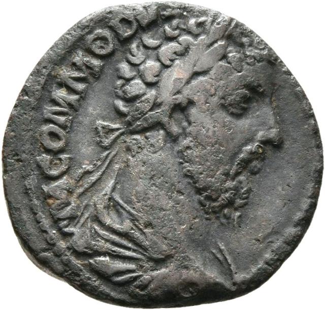 Commodus Silver Denarius RIC III Commodus 6Bd, obverse