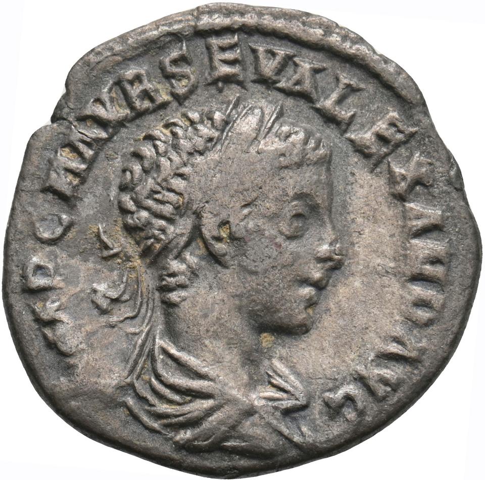 Severus Alexander, silver denarius, collection photograph Koeln-ID921, obverse