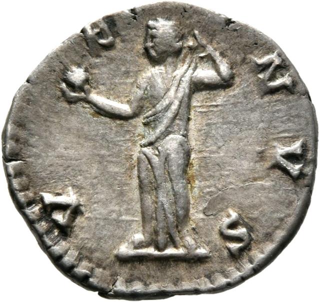 Crispina Silver Denarius, RIC III Commodus 286A (denarius), reverse