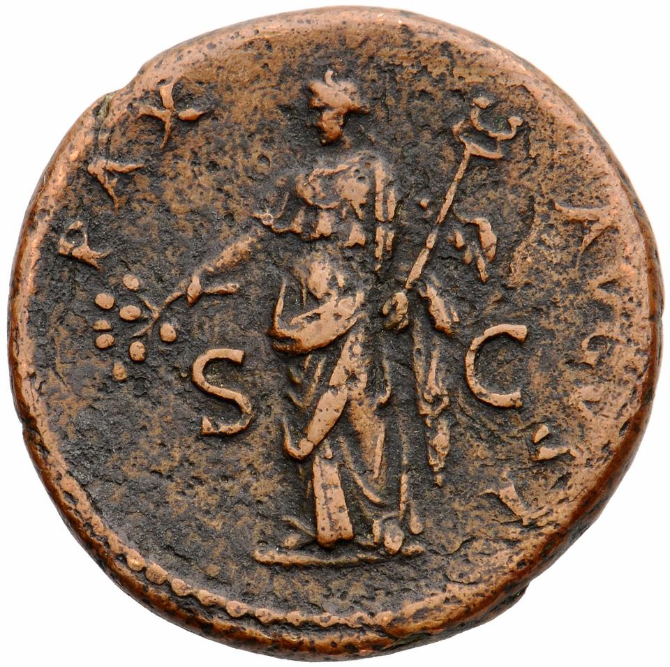 Titus, copper-alloy as, collection photograph Muenster-ID152, reverse