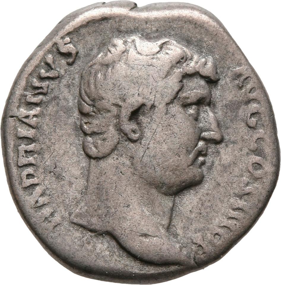Hadrian, silver denarius, collection photograph Univie-ID714, obverse