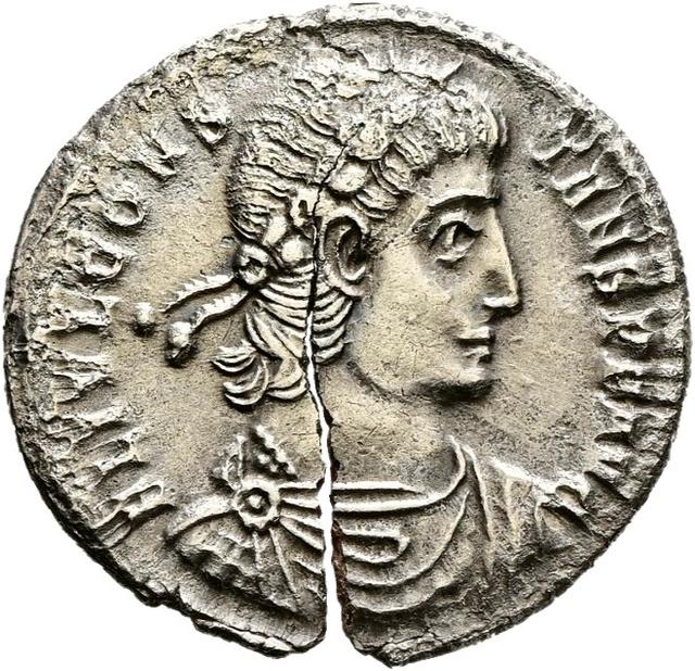 Constantine II Silver Siliqua, obverse