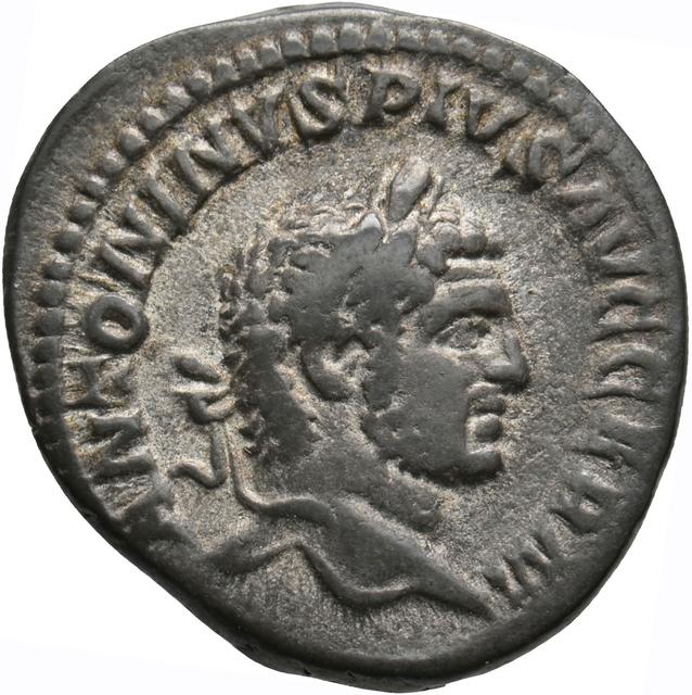 Caracalla Silver Denarius, RIC IV Caracalla 276, obverse