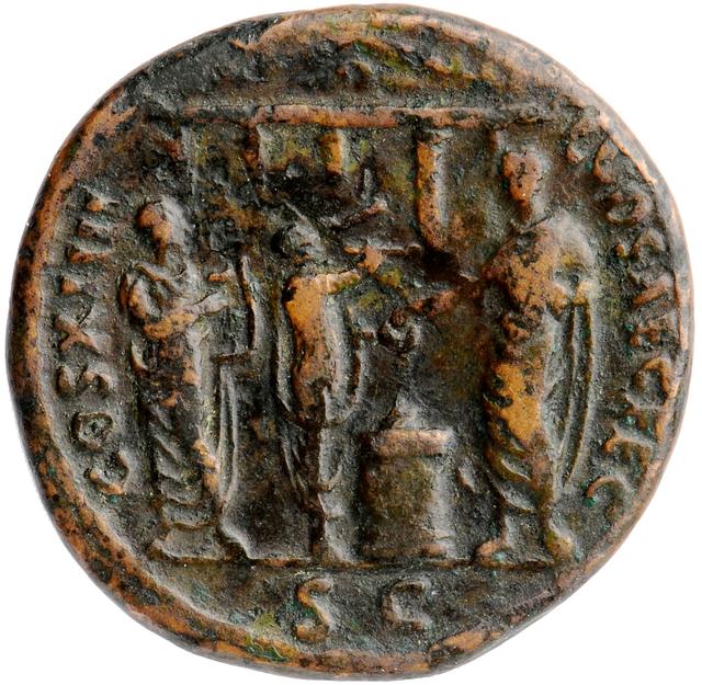 Domitian Copper As, RIC II, Part 1 (second edition) Domitian 623, reverse