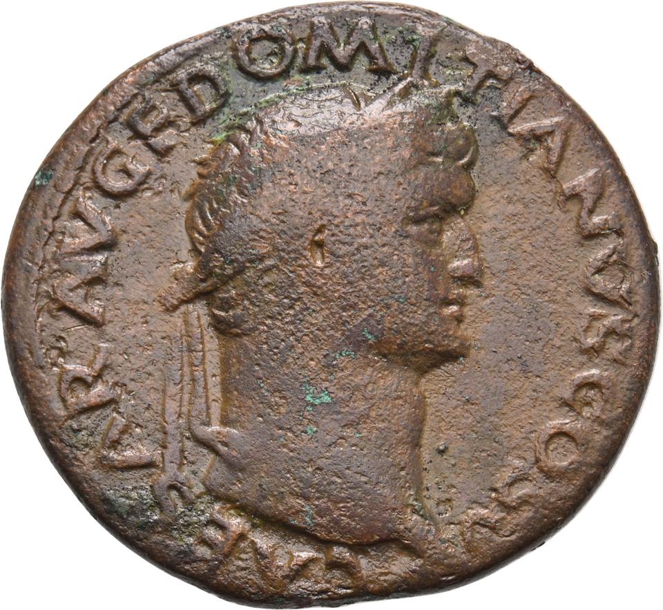 Vespasian, copper-alloy as, collection photograph Koeln-ID659, obverse