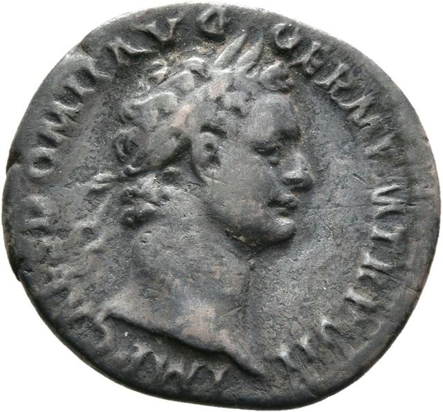 Domitian Denarius, RIC II, Part 1 (second edition) Domitian 584, obverse