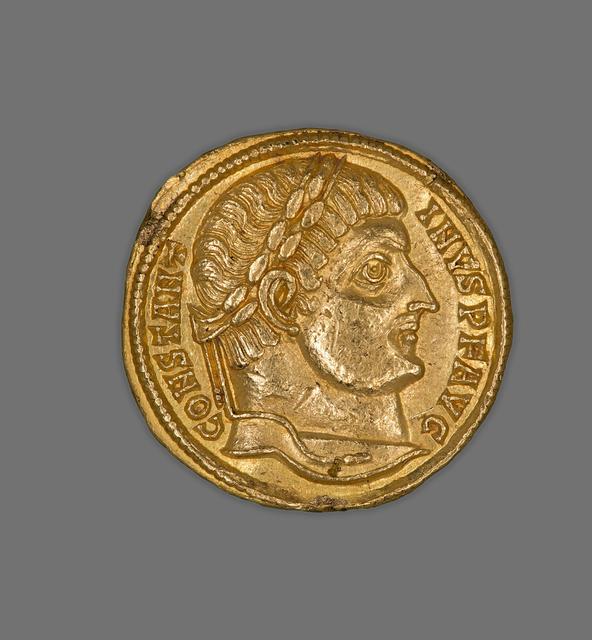 Constantine I, Gold Solidus, obverse