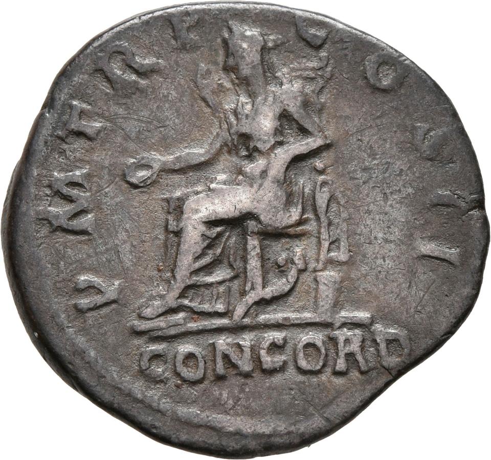 Hadrian, silver denarius, collection photograph Univie-ID679, reverse