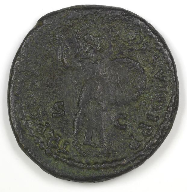 Domitian Bronze As, RIC II, Part 1 (second edition) Domitian 87, reverse