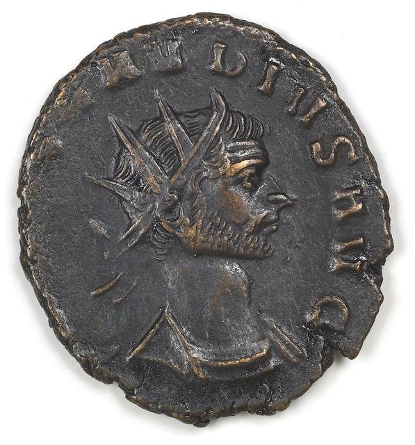 Claudius II Gothicus Billon Antoninianus, RIC V Claudius Gothicus 36, obverse