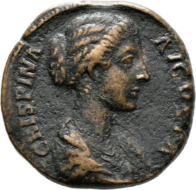 Crispina Sestertius RIC III Commodus 672A, obverse