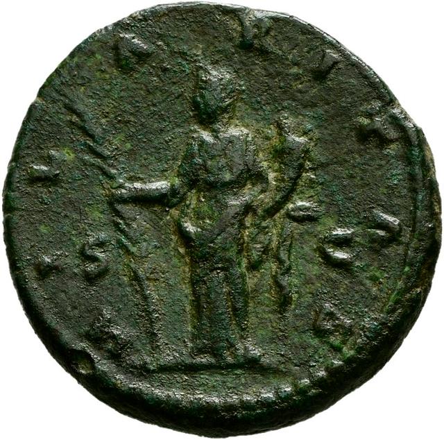Commodus Copper-Alloy As, reverse